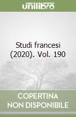 Studi francesi (2020). Vol. 190