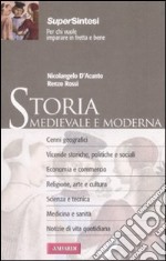 Storia medievale e moderna libro