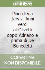 Pino di via Jervis. Anni verdi all'Olivetti dopo Adriano e prima di De Benedetti libro