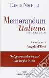 Memorandum italiano libro