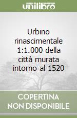 Urbino rinascimentale 1:1.000 della città murata intorno al 1520 libro