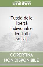 Tutela delle libertà individuali e dei diritti sociali libro