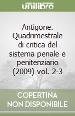 Antigone. Quadrimestrale di critica del sistema penale e penitenziario (2009) vol. 2-3 libro