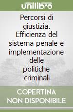 Percorsi di giustizia. Efficienza del sistema penale e implementazione delle politiche criminali