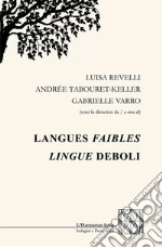 Langues faibles-Lingue deboli libro