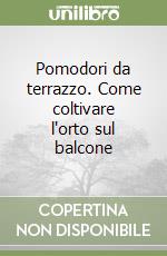 Pomodori da terrazzo. Come coltivare l'orto sul balcone