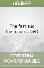 The fast and the furious. DVD libro