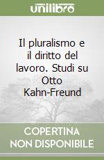 Il pluralismo e il diritto del lavoro. Studi su Otto Kahn-Freund libro