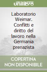 Laboratorio Weimar. Conflitti e diritto del lavoro nella Germania prenazista libro