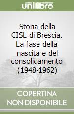 Storia della CISL di Brescia. La fase della nascita e del consolidamento (1948-1962) libro