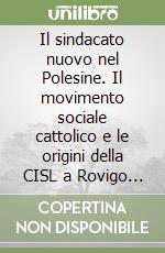 Il sindacato nuovo nel Polesine. Il movimento sociale cattolico e le origini della CISL a Rovigo (1945-1955) libro