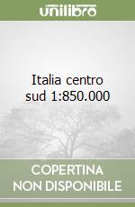 Italia centro sud 1:850.000 libro