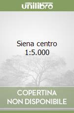 Siena centro 1:5.000 libro