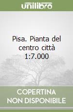 Pisa. Pianta del centro città 1:7.000 libro