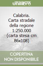 Calabria. Carta stradale della regione 1:250.000 (carta stesa cm 86x108) libro