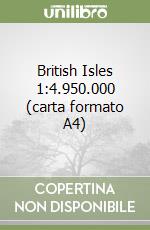 British Isles 1:4.950.000 (carta formato A4) libro