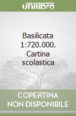 Basilicata 1:720.000. Cartina scolastica
