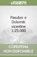 Pasubio e Dolomiti vicentine 1:25.000 libro