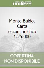 Monte Baldo. Carta escursionistica 1:25.000