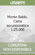 Monte Baldo. Carta escursionistica 1:25.000