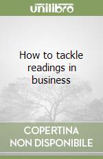 How to tackle readings in business libro