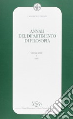 Annali del Dipartimento di filosofia dell'Università degli studi di Firenze. Nuova serie (1995) libro