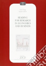 Reading for research in economics and business libro