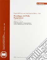 Posidippo di Pella. Epigrammi (P. Mil. Vogl. VIII 309). Con 2 CD-ROM libro