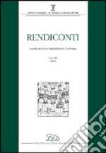 Rendiconti. Classe di scienze matematiche e naturali (2005). Vol. 139 libro