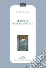 Riflessioni sulla «lex voconia» libro