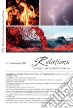 Relations. Beyond anthropocentrism (2018). Vol. 6/2: Energy ethics: emerging perspectives in a time of transition. Part 2 libro