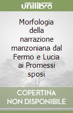 Morfologia della narrazione manzoniana dal Fermo e Lucia ai Promessi sposi libro