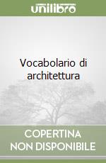 Vocabolario di architettura