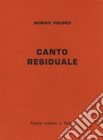 Canto residuale libro