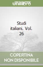 Studi italiani. Vol. 26 libro
