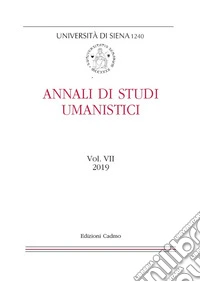 Annali di studi umanistici (2019). Vol. 7
