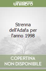 Strenna dell'Adafa per l'anno 1998 libro