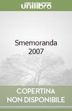 Smemoranda 2007 libro