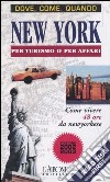 New York per turismo o per affari libro