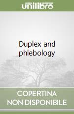 Duplex and phlebology libro