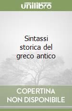 Sintassi storica del greco antico