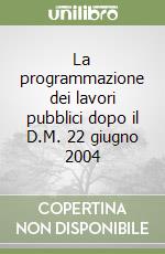 La programmazione dei lavori pubblici dopo il D.M. 22 giugno 2004 libro