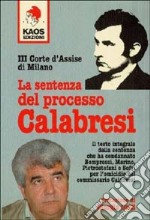 La sentenza del processo Calabresi libro