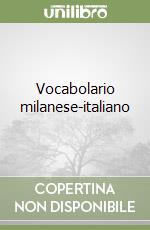 Vocabolario milanese-italiano