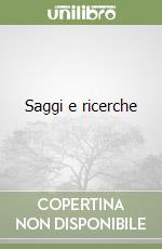 Saggi e ricerche libro