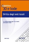 Diritto degli enti locali. Le 100 domande più ricorrenti all'esame orale libro