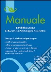 Manuale di pubblicazione dell'american psychological association libro