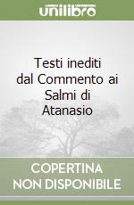 Testi inediti dal Commento ai Salmi di Atanasio libro