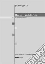 Bollettino storico della Svizzera italiana (2006) libro