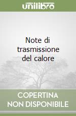 Note di trasmissione del calore libro